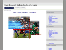 Tablet Screenshot of eastcentralnebraskaconf.org